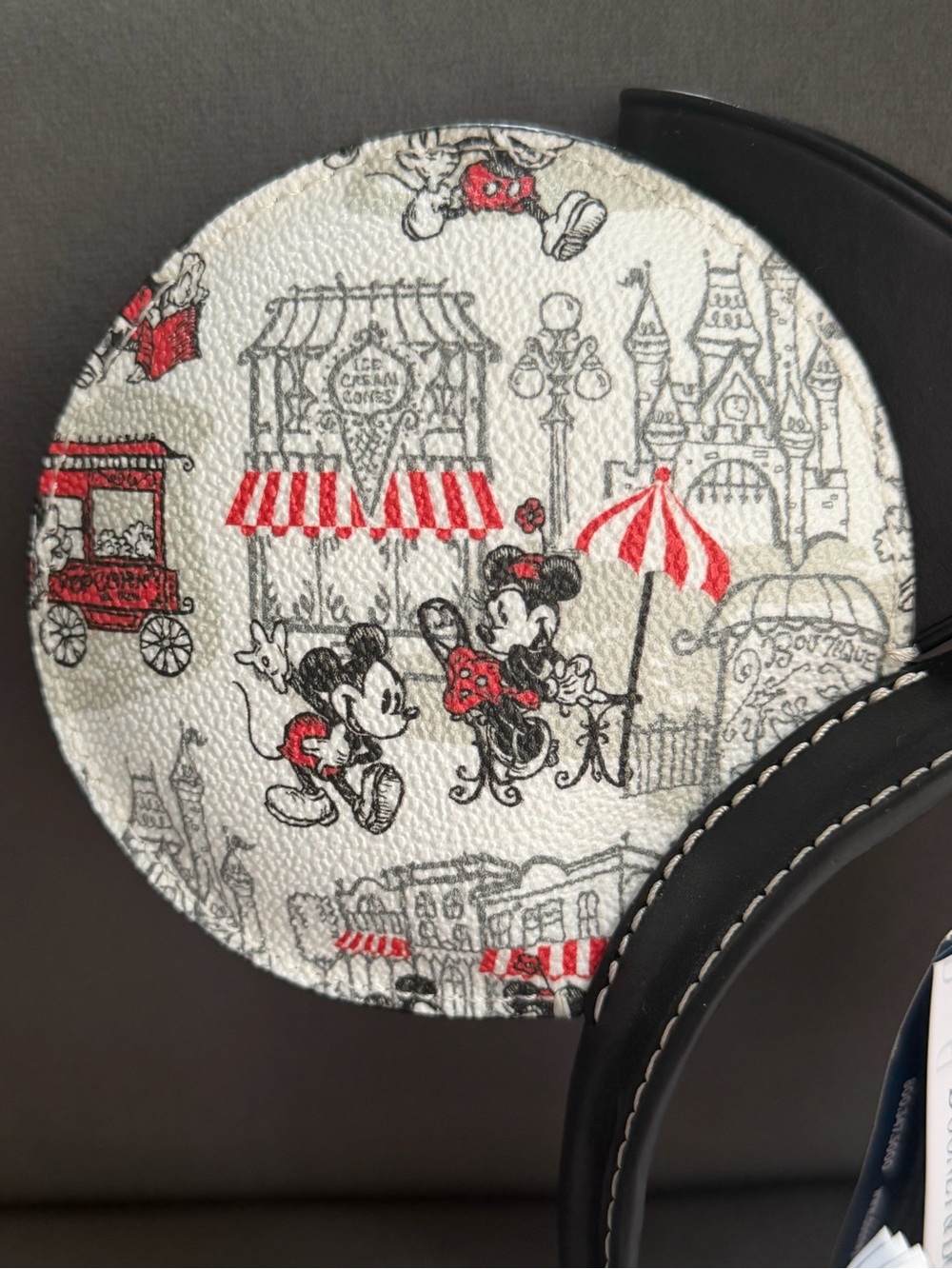 Disney Mickey Dooney and Burke Ears- Red & Black - Picture 5 of 7